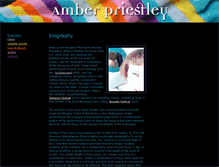 Tablet Screenshot of amberpriestley.com